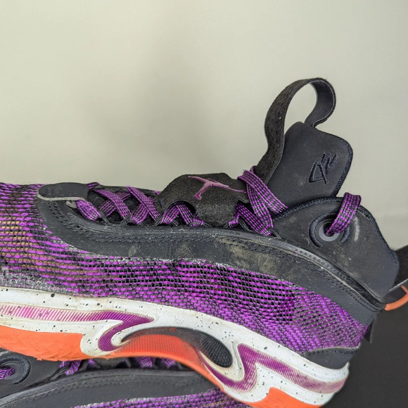 Nike Air Jordan XXXVI 36 First Light Shoe Black Hyper Violet White Youth Size 7Y - Picture 7 of 12